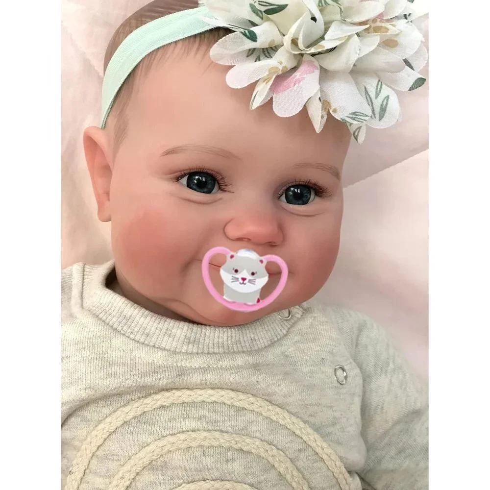 TERABITHIA 20 Inches Real Baby Silicone Vinyl Reborn Baby Doll Realistic Newborn